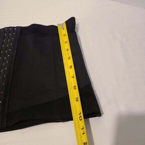 Under Where? Luxury-Sz M-Black-Power Mesh Waist Cincher Corset Body Shapewear - Picture 3 of 6